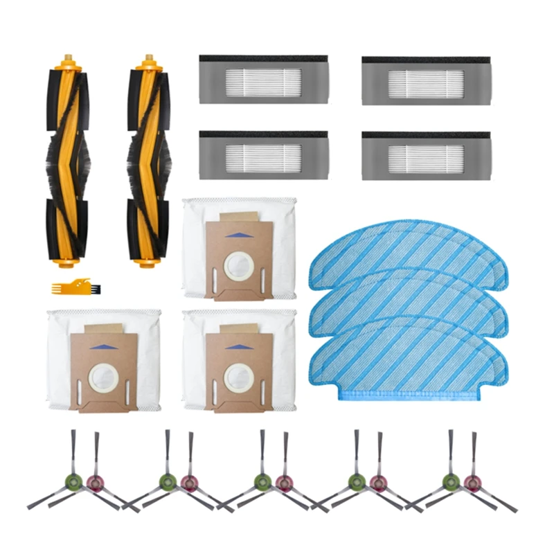 Аксессуары Для Ecovacs DEEBOOT OZMO T8 AIVI / T8 Max Ecovacs / N8 Plus / N8 Pro, основная боковая щетка, Швабра, ткань, Hepa фильтр 
Аксессуары Для Ecovacs DEEBOOT OZMO T8 AIVI / T8 Max Ecovacs / N8 Plus / N8 Pro, основная боковая щетка, Швабра, ткань, Hepa фильтр