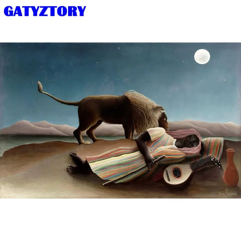 GATYZTORY Full Square /Round Diamond Painting 5d Diy Abstract Lion And Man Diamond Embroidery Mosaic Animal Home Decoration
GATYZTORY Full Square /Round Diamond Painting 5d Diy Abstract Lion And Man Diamond Embroidery Mosaic Animal Home Decoration