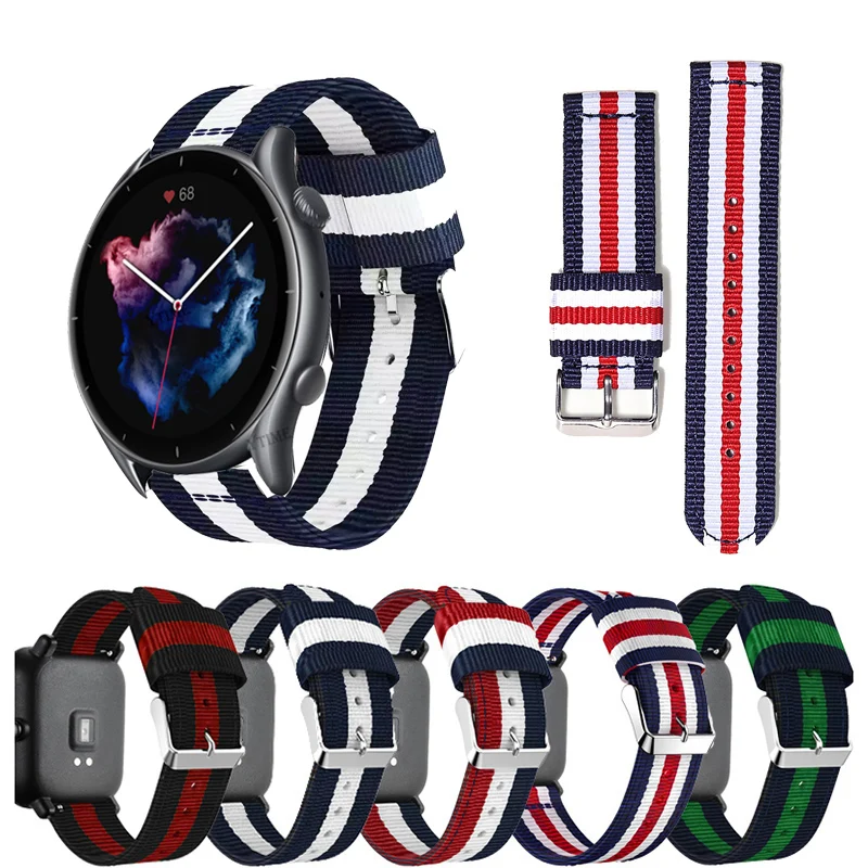 Ремешок для часов Amazfit GTS/2/2e/3/GTS2 Mini/GTR/3/Pro/GTR2/47 мм/42 мм/stratos, эластичный нейлоновый браслет для часов Amazfit ремешок bip
Ремешок для часов Amazfit GTS/2/2e/3/GTS2 Mini/GTR/3/Pro/GTR2/47 мм/42 мм/stratos, эластичный нейлоновый браслет для часов Amazfit ремешок bip