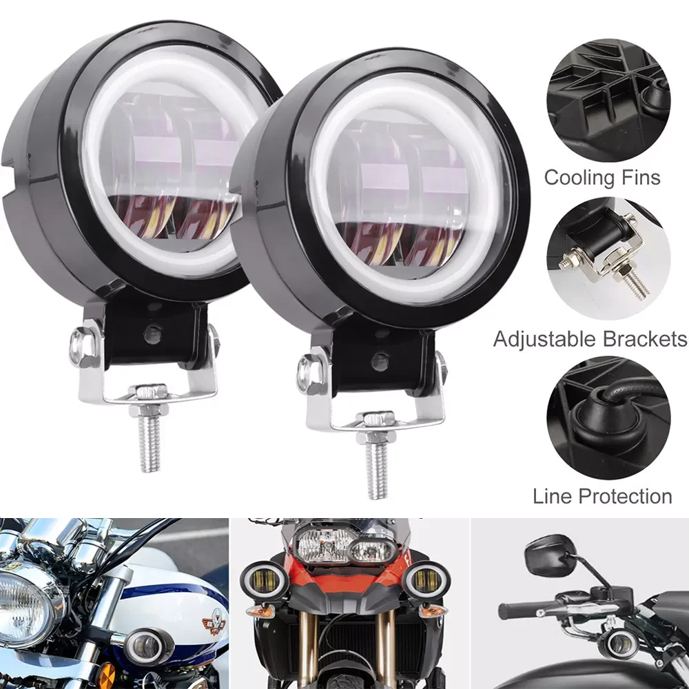 2Pcs 9V-32V Car Led Headlight Angel Eyes LED light Spotlights Bar Spot Light Motorcycle Boat Offroad 4x4 Atv Led Work Light
2Pcs 9V-32V Car Led Headlight Angel Eyes LED light Spotlights Bar Spot Light Motorcycle Boat Offroad 4x4 Atv Led Work Light