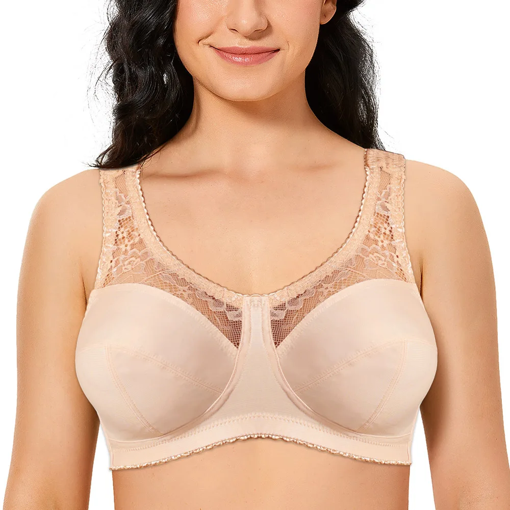 Plus Size Bras for Women Lace Ultra Thin Comfort Bra Big Size Top Summer Femme Bralette Wirefree Full Cup B C D E F G H I Cup
Plus Size Bras for Women Lace Ultra Thin Comfort Bra Big Size Top Summer Femme Bralette Wirefree Full Cup B C D E F G H I Cup