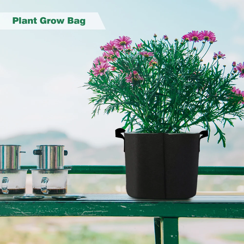 Removable Grow Bag Eco-Friendly Nursery Tomato Plant DIY Potato Planting Bucket Felt Plant Bucket Bag Garden Flowerpot
Removable Grow Bag Eco-Friendly Nursery Tomato Plant DIY Potato Planting Bucket Felt Plant Bucket Bag Garden Flowerpot