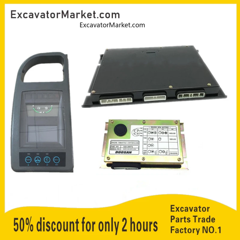 Экскаватор Doosan Daewoo Dx225lc 220 300-5-7-9 543-00074 2543-1036 300611-0 дисплей приборной панели