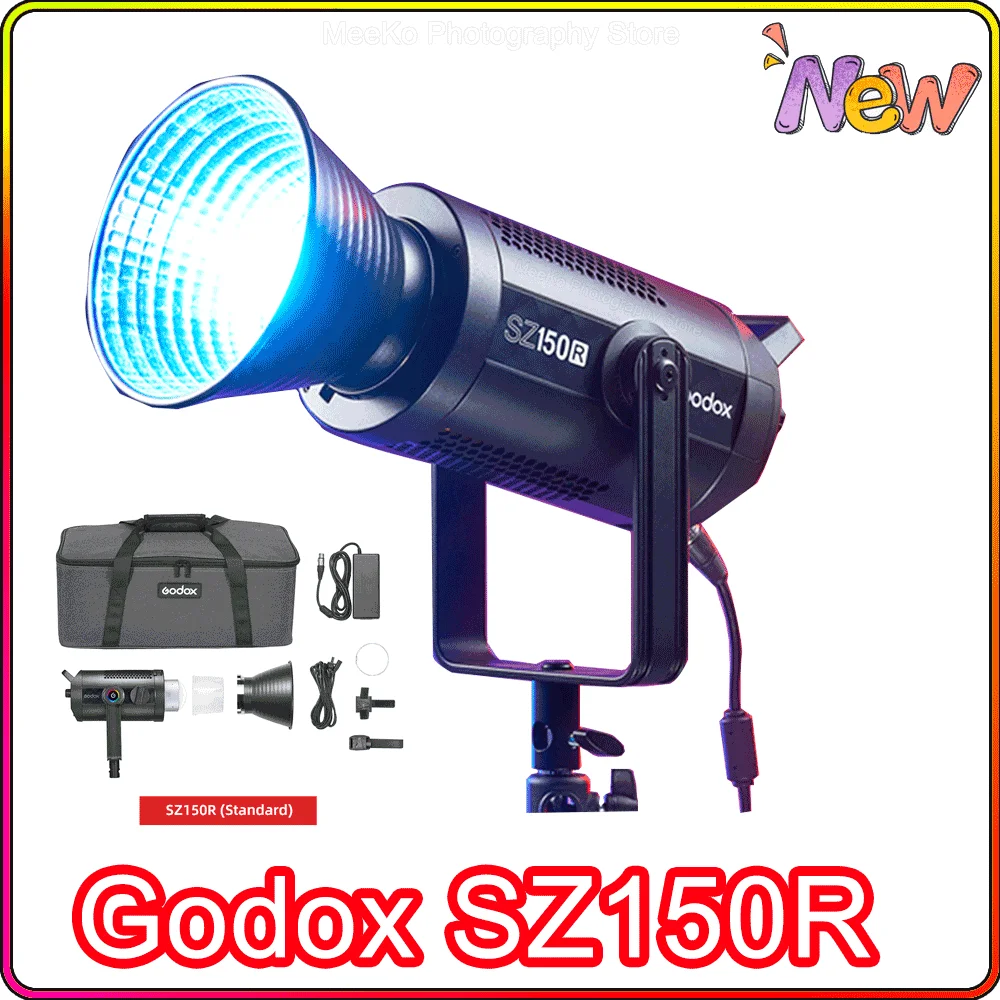 Godox SZ150R 150 Вт RGB светильник Bowens Mount 2,4G Беспроводная система X для фотостудии vs Godox SL-200W VL150 SK400II
Godox SZ150R 150 Вт RGB светильник Bowens Mount 2,4G Беспроводная система X для фотостудии vs Godox SL-200W VL150 SK400II