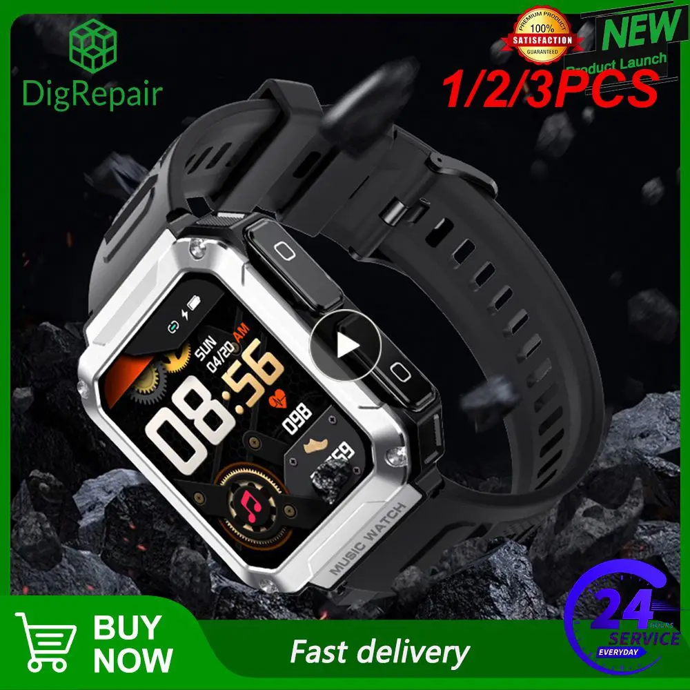 1/2/3PCS New 1.83 inch Cool Swimming Waterproof Smart Watch Heart Rate Monitoring Sport Smartwatch for
1/2/3PCS New 1.83 inch Cool Swimming Waterproof Smart Watch Heart Rate Monitoring Sport Smartwatch for