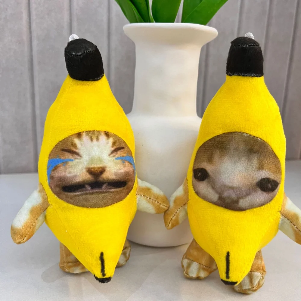Banana Cat Happy Cat Keychain Meme Plush Toys 10cm Cute Crying Sound Plush Kawaii Doll Stuffed Plush Accessory Gifts Toys Kids
Banana Cat Happy Cat Keychain Meme Plush Toys 10cm Cute Crying Sound Plush Kawaii Doll Stuffed Plush Accessory Gifts Toys Kids