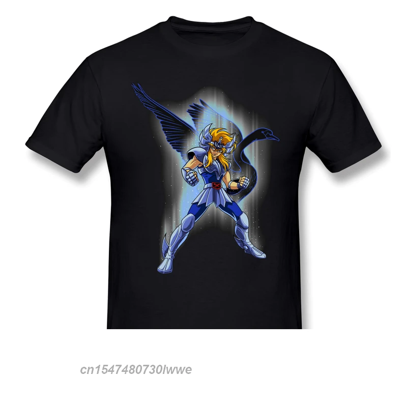Saint Seiya Men Knights Of The Zodiac T-Shirts Funny Tops Hyoga Of Cignus 100% Cotton Tees Harajuku Tshirt
Saint Seiya Men Knights Of The Zodiac T-Shirts Funny Tops Hyoga Of Cignus 100% Cotton Tees Harajuku Tshirt