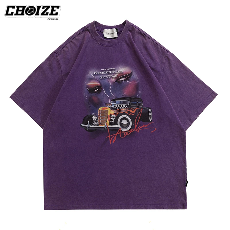 High Street T-shirt Men Cotton Car Domineering Girl Print O-Neck T Shirts Fashion Causal Loose Tees Punk Tops Summer Couple 2XL
High Street T-shirt Men Cotton Car Domineering Girl Print O-Neck T Shirts Fashion Causal Loose Tees Punk Tops Summer Couple 2XL