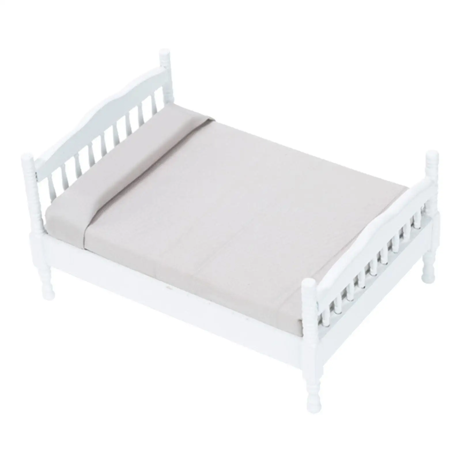 1:12 Scale Dollhouse Mini Bed Doll House Furnishings Dollhouse Decoration Accessories Double Bed for Adults Children Girls Gifts
1:12 Scale Dollhouse Mini Bed Doll House Furnishings Dollhouse Decoration Accessories Double Bed for Adults Children Girls Gifts