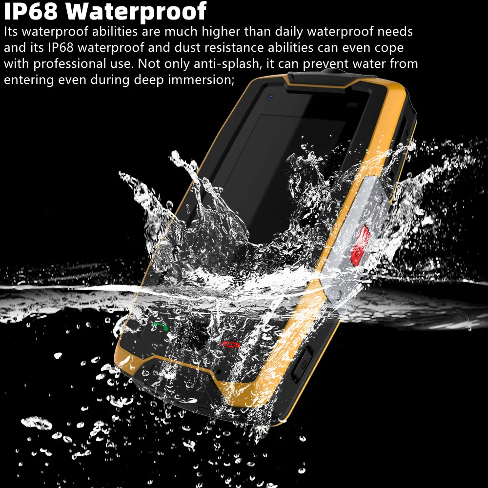 SERVO X7 Plus 2.45" Small Smartphone LTE 4G IP68 Waterproof RAM 2GB ROM 16GB Fingerprint Recognition Mobile Phone Network Walkie - купить