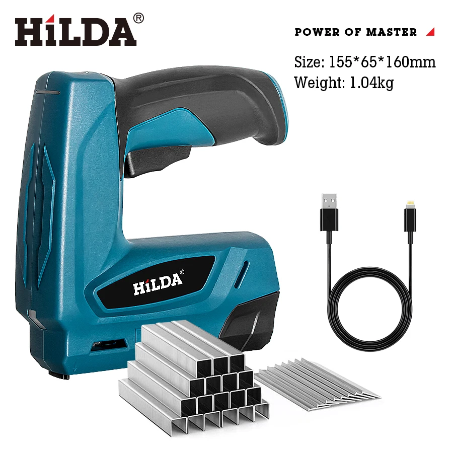 HILDA AB400 Беспроводной электростеплер
HILDA AB400 Беспроводной электростеплер