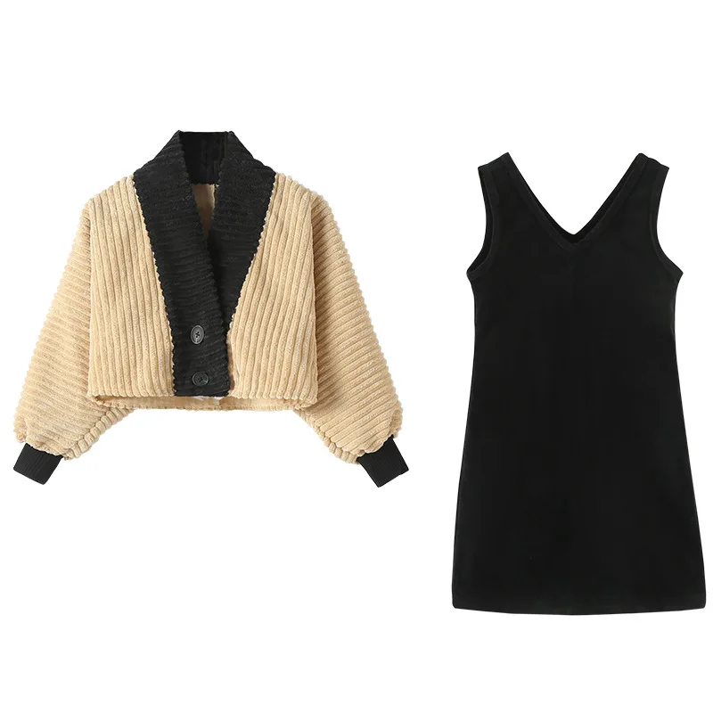 2022 Autumn Winter Girls' Suit Velvet Two Pieces Set Teen Kids Coats And Dresses Children's Clothing Fashion Outfits 4-30 Years
2022 Autumn Winter Girls' Suit Velvet Two Pieces Set Teen Kids Coats And Dresses Children's Clothing Fashion Outfits 4-30 Years