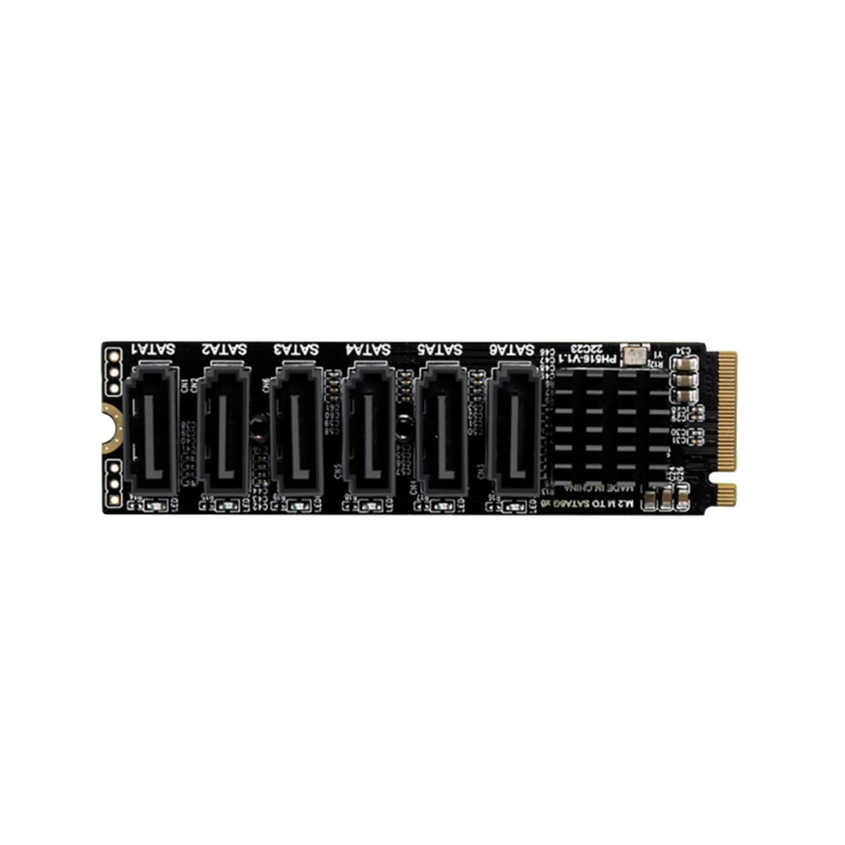 Адаптер M2 на 6 портов SATA адаптер SATA на NVME адаптер M.2 Key M 6 Гбит/с SSD на SATA3.0 карта преобразователя для настольного компьютера
Адаптер M2 на 6 портов SATA адаптер SATA на NVME адаптер M.2 Key M 6 Гбит/с SSD на SATA3.0 карта преобразователя для настольного компьютера