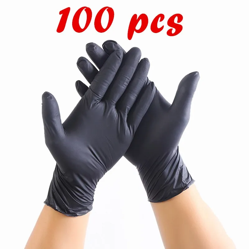 100pcs Black High Elastic Gloves Nitrile Latex Glove For Laboratory Work Thickened Pet Care Spray Paint Kitchen Disposable Glove
100pcs Black High Elastic Gloves Nitrile Latex Glove For Laboratory Work Thickened Pet Care Spray Paint Kitchen Disposable Glove
