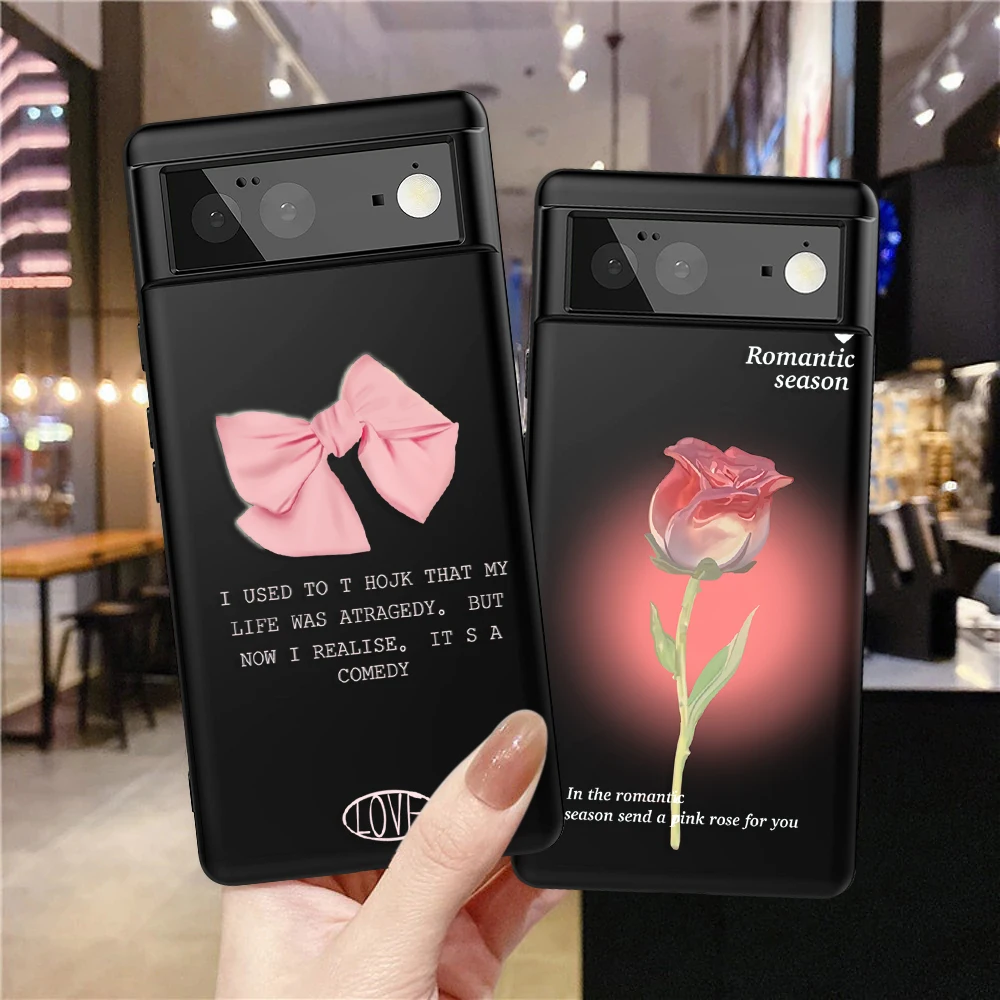 Pink Bow Rose Case for Google Pixel 7a 7Pro 7 6a 6 6Pro 5 5a 5G 4XL 4 2 3XL 2XL 3 3a 3aXL 4a Soft Silicone Back Shell Cover
Pink Bow Rose Case for Google Pixel 7a 7Pro 7 6a 6 6Pro 5 5a 5G 4XL 4 2 3XL 2XL 3 3a 3aXL 4a Soft Silicone Back Shell Cover