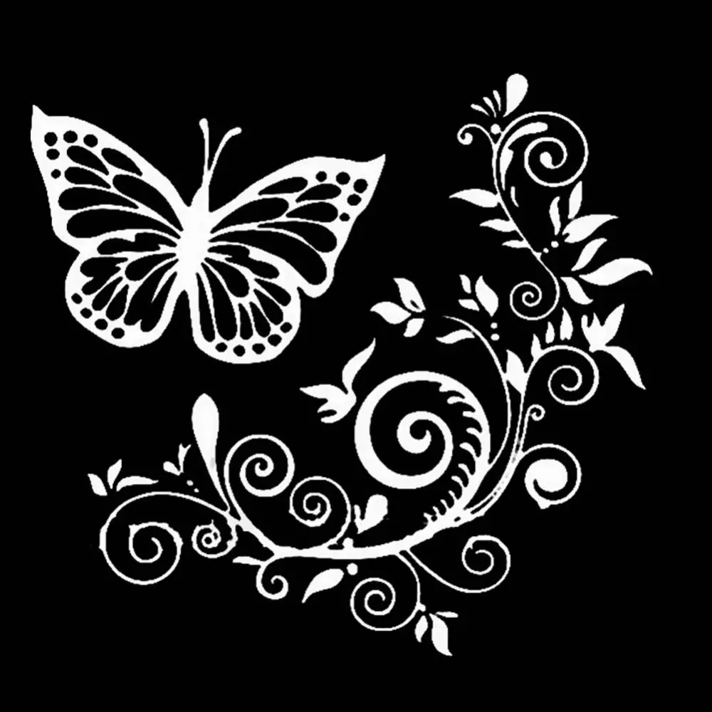 Butterfly Flower Car-Styling Vehicle Body Window Reflective Decals Sticker Decor
Butterfly Flower Car-Styling Vehicle Body Window Reflective Decals Sticker Decor