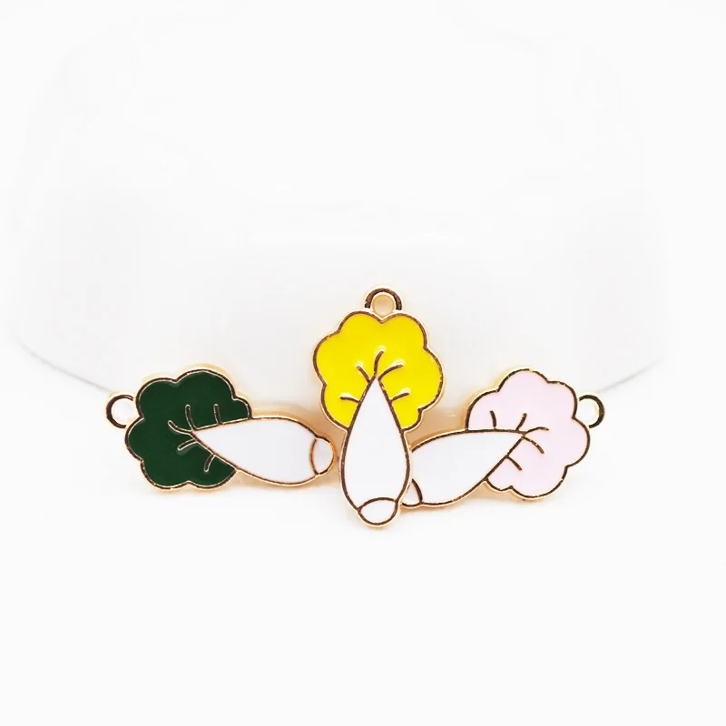 20pcs/lot Enamel Charm Vegetable Charm Jewelry Accessories Earring Pendant Bracelet Necklace Charms 13x22mm
20pcs/lot Enamel Charm Vegetable Charm Jewelry Accessories Earring Pendant Bracelet Necklace Charms 13x22mm