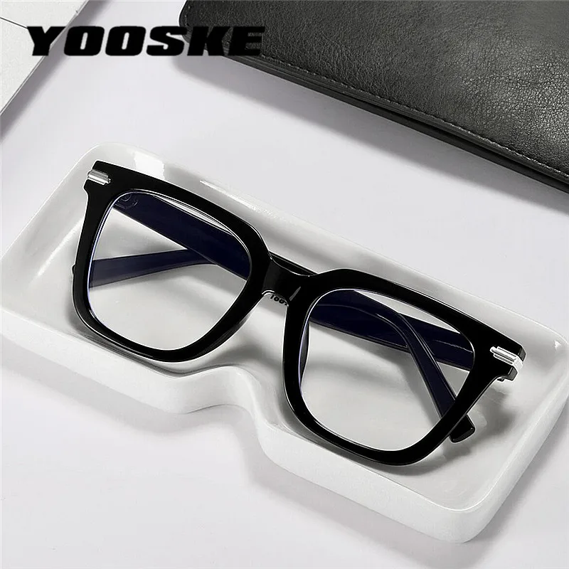 YOOSKE Anti Blue Light Glasses Frame Women Korean Brand Designer Square Eyewear Frame Ladies Men Fashion Flat Mirror
YOOSKE Anti Blue Light Glasses Frame Women Korean Brand Designer Square Eyewear Frame Ladies Men Fashion Flat Mirror