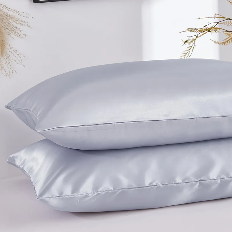 2PCS Satin Silk Pillowcase Black White Solid Color Satin Imitated Silk Pillow Cover US Twin Queen King Size Pillow Cover
2PCS Satin Silk Pillowcase Black White Solid Color Satin Imitated Silk Pillow Cover US Twin Queen King Size Pillow Cover