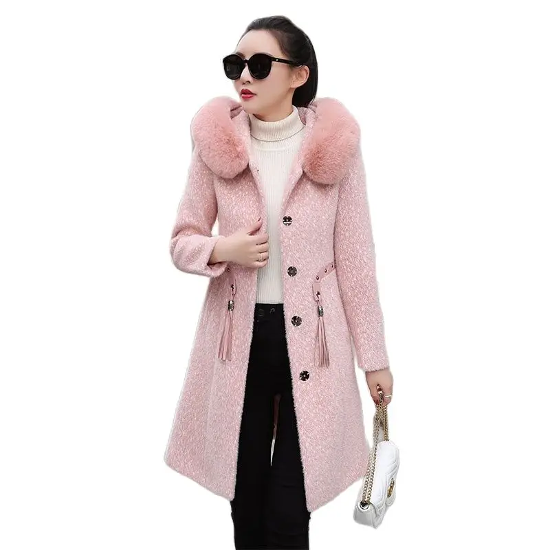 2022 New Woolen Coat Female Jacket Winter Jacket Women Clothes Lmitation Mink Velvet Thicken Warm Gold Mink Outwear Tops R883
2022 New Woolen Coat Female Jacket Winter Jacket Women Clothes Lmitation Mink Velvet Thicken Warm Gold Mink Outwear Tops R883