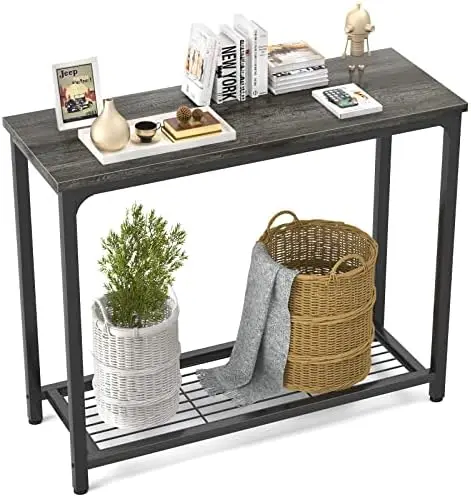 Table Sofa Table with Mesh Shelves, 2 Tier Entryway Table Foyer Table for Entryway, Front Hall, Hallway, Sofa, Couch, Living Roo
Table Sofa Table with Mesh Shelves, 2 Tier Entryway Table Foyer Table for Entryway, Front Hall, Hallway, Sofa, Couch, Living Roo