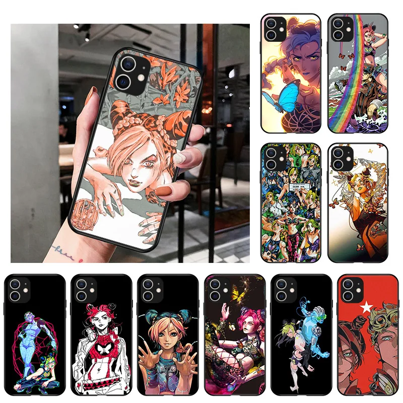 Jolyne Cujoh JoJo's Bizarre Adventure Soft Black Phone Case For iPhone 13 12 11 Pro XS Max Mini X XR 7 8 6S Plus SE 2020 Cover
Jolyne Cujoh JoJo's Bizarre Adventure Soft Black Phone Case For iPhone 13 12 11 Pro XS Max Mini X XR 7 8 6S Plus SE 2020 Cover