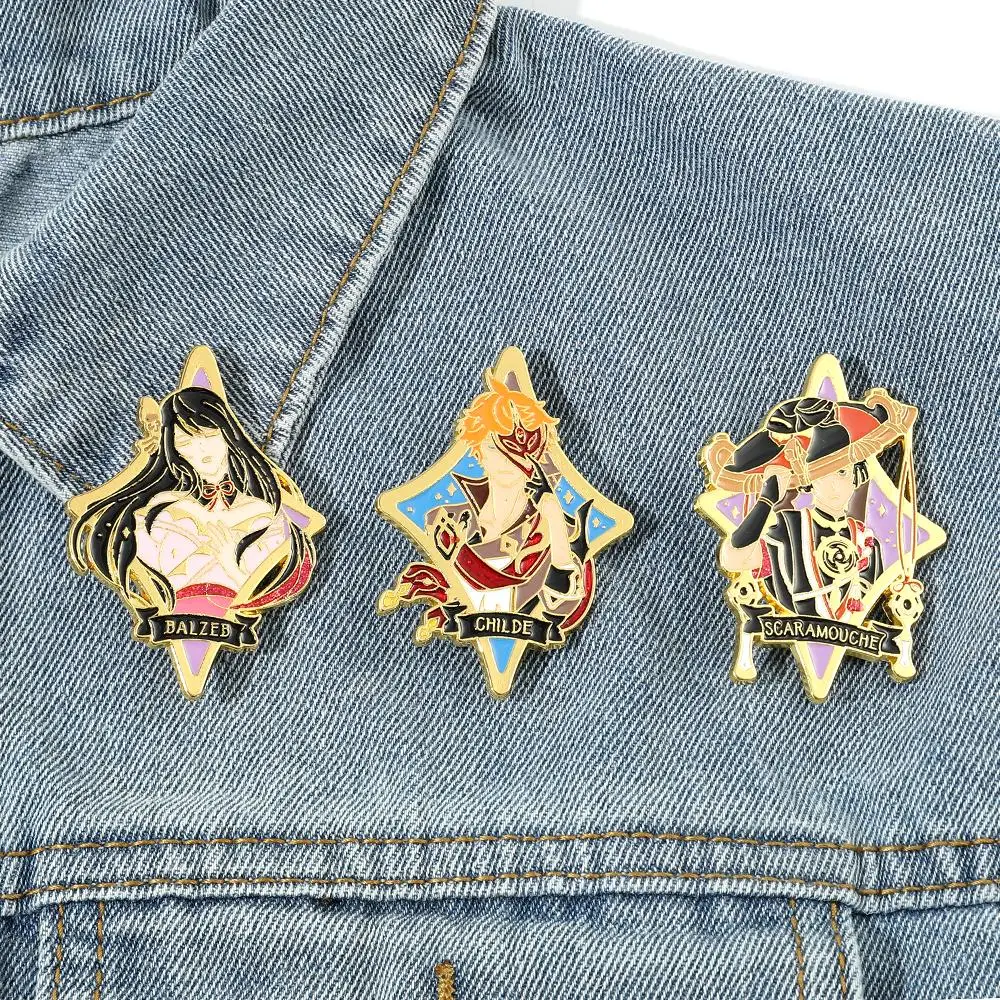 Game Genshin Impact Enamel Pin Brooch Metal Badges for Clothing Jewelry Anime Pins for Backpacks Accessories Gift for Friends
Game Genshin Impact Enamel Pin Brooch Metal Badges for Clothing Jewelry Anime Pins for Backpacks Accessories Gift for Friends