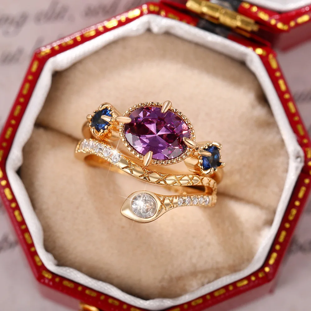 

Vintage Amethyst Rings for Women S925 Jewelry Ring Wedding Engagement Party Gemstone Indian Fine Jewelry Gift Hot Sale 2021