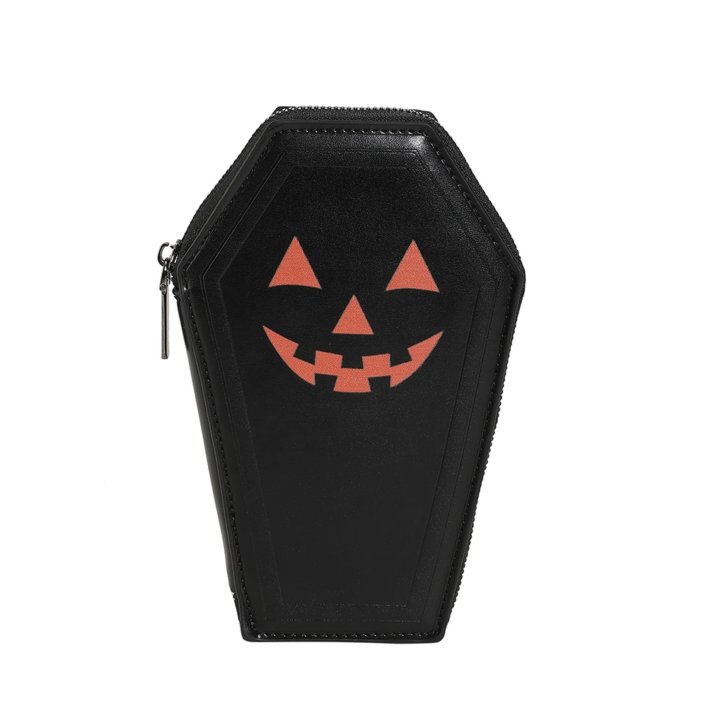 Women PU Leather Shoulder Bag Gothic Cell Phone Purse Zipper Closure Multipurpose Female Halloween Daily Bag
Women PU Leather Shoulder Bag Gothic Cell Phone Purse Zipper Closure Multipurpose Female Halloween Daily Bag