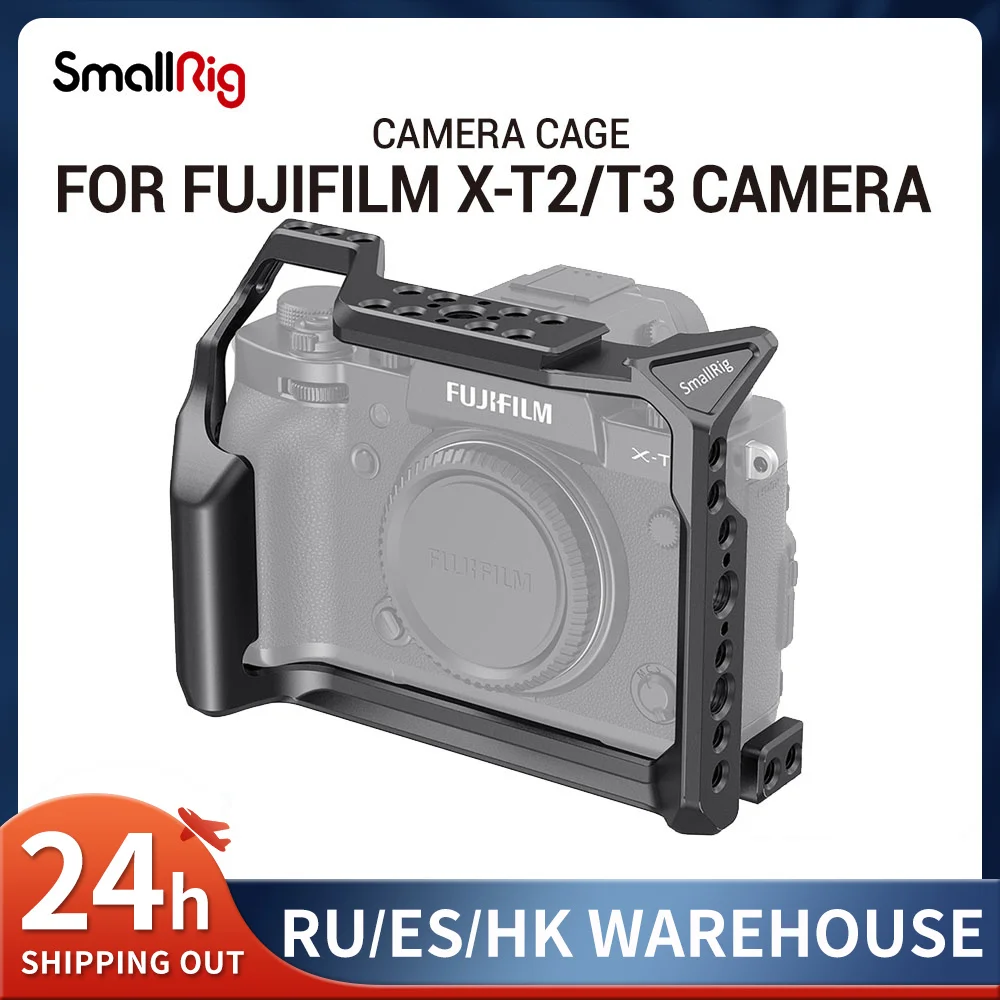 SmallRig DSLR Camera Cage for Fujifilm X-T3 X T3 X T2 Camera Rig with Nato Rail Handle handGrip fujifilm xt3 Cage Set 2228B
SmallRig DSLR Camera Cage for Fujifilm X-T3 X T3 X T2 Camera Rig with Nato Rail Handle handGrip fujifilm xt3 Cage Set 2228B