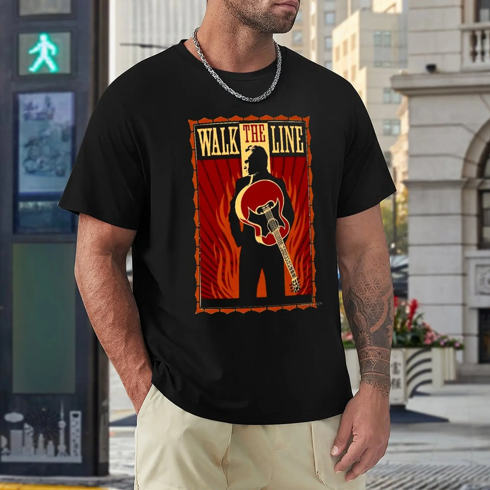 T-shirts Johnny And Cash Walk The Line Movie Artwork W Funny Fitness USA Size top Quality
T-shirts Johnny And Cash Walk The Line Movie Artwork W Funny Fitness USA Size top Quality