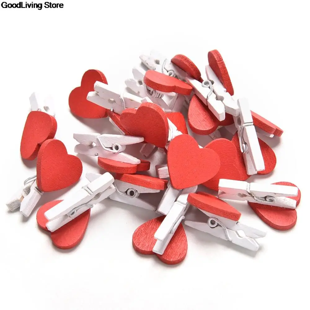 20pcs/Pack Love Heart Wooden Clip wooden clips decorations wooden clips holder mini wooden heart clips for picture card holder
20pcs/Pack Love Heart Wooden Clip wooden clips decorations wooden clips holder mini wooden heart clips for picture card holder