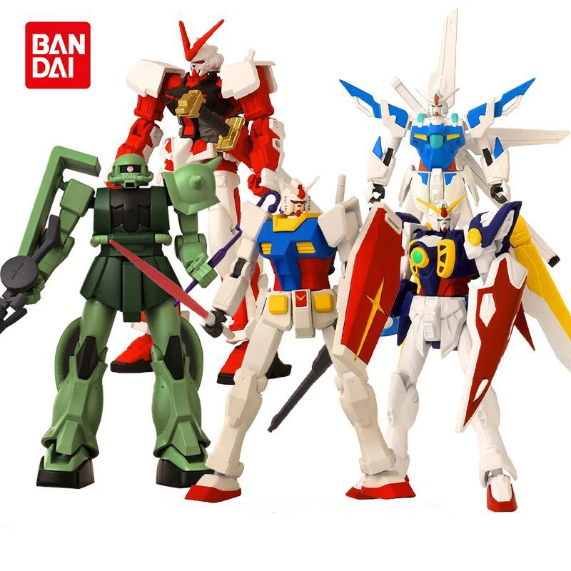 Bandai Genuine In Stock Gundam 10cm Assembling Models 6 Styles Action Figure Model Children's Gift Toys Desktop Ornaments
Bandai Genuine In Stock Gundam 10cm Assembling Models 6 Styles Action Figure Model Children's Gift Toys Desktop Ornaments