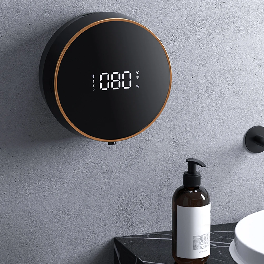 NEW Wall Mounted Automatic Liquid Soap Dispenser LED Temperature Display USB Rechargeable Touchless Infrared Sensor Foam Machine
NEW Wall Mounted Automatic Liquid Soap Dispenser LED Temperature Display USB Rechargeable Touchless Infrared Sensor Foam Machine