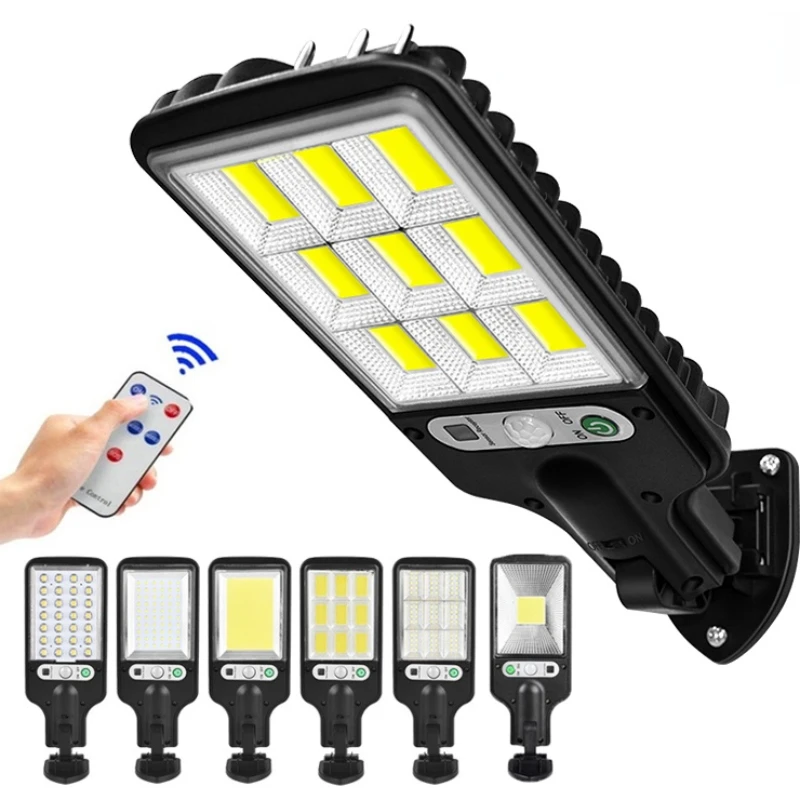 LED Solar Street Lights COB+SMD Outdoor Solar Lamp With 3 Light Mode Waterproof Motion Sensor Security Lighting for Garden Patio
LED Solar Street Lights COB+SMD Outdoor Solar Lamp With 3 Light Mode Waterproof Motion Sensor Security Lighting for Garden Patio