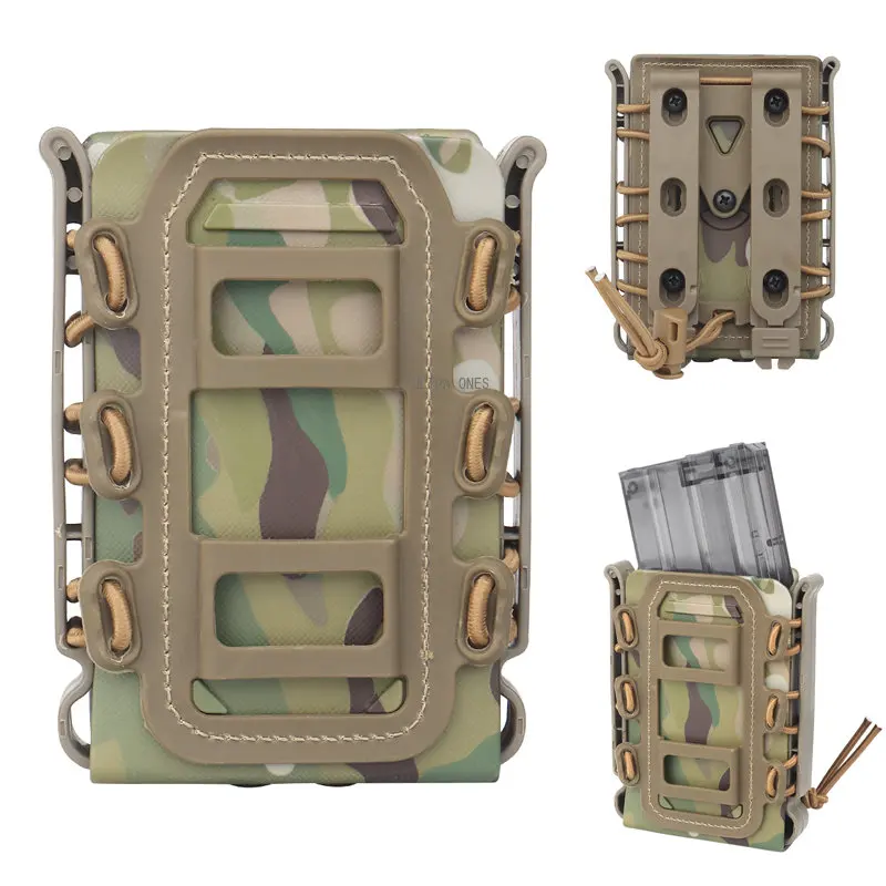 

Tactical 5.56 7.62 Magazine Pouch Hunting Shooting Molle Mag Case Airsoft Paintball War Game Magazine Carrier Fits for Vest Belt