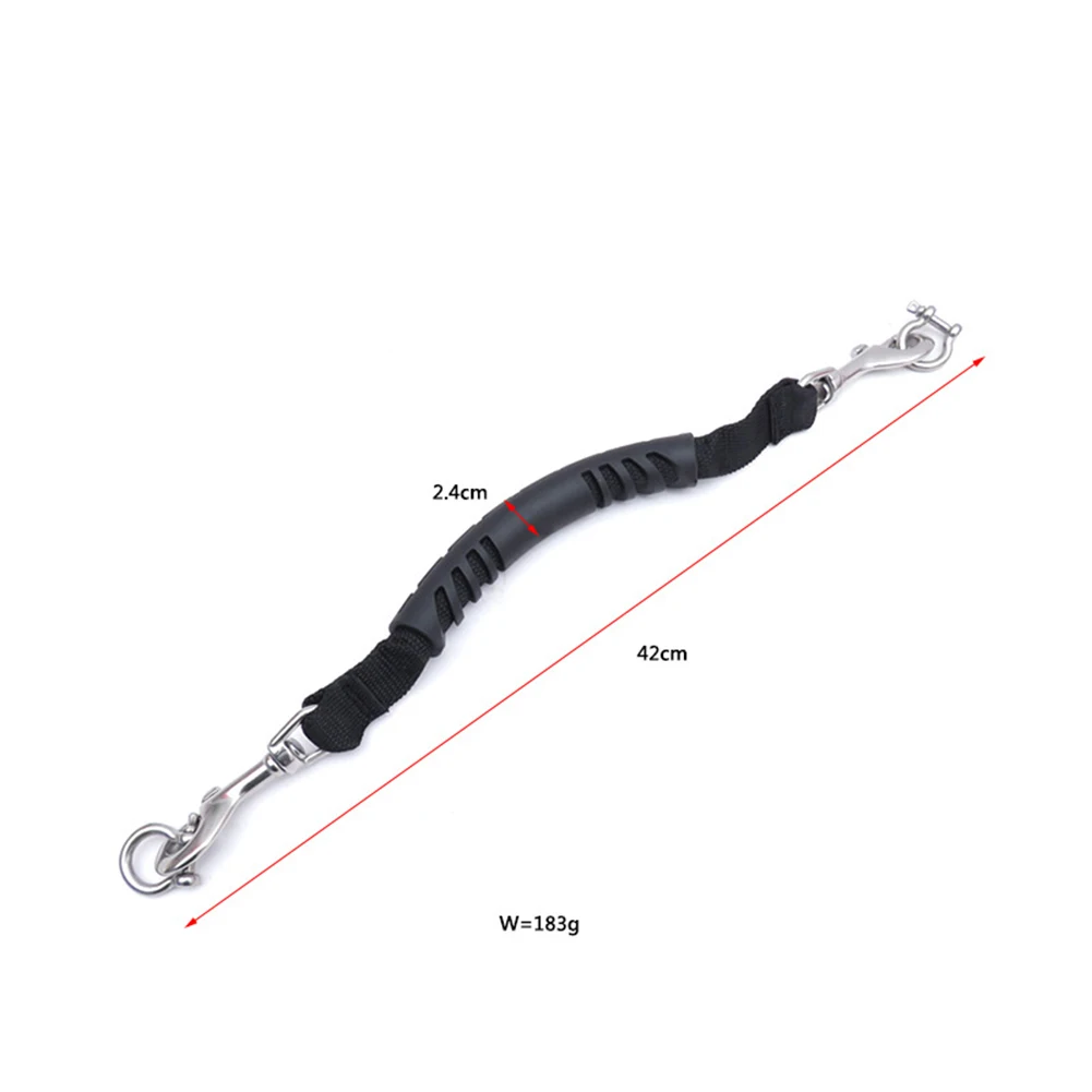 Handle Rope Camera For Diver Lanyard Straps Replaces Scuba Diving With Snap Clips 183g 316 Stainless Steel+TPE
Handle Rope Camera For Diver Lanyard Straps Replaces Scuba Diving With Snap Clips 183g 316 Stainless Steel+TPE