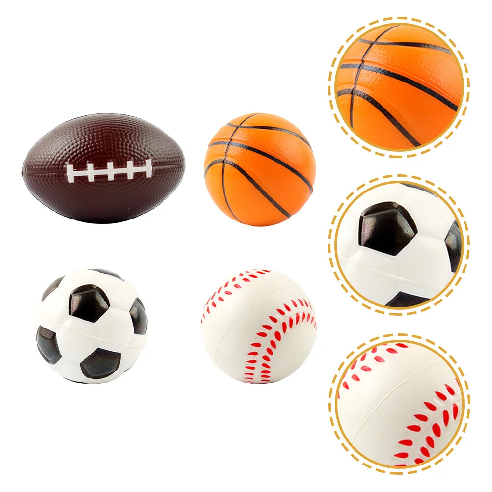 

Мини-Баскетбольные Мячи 4 шт., спортивный мяч для бассейна, товары для вечеринки на день рождения, развивающие мячи из пеноматериала для офиса и снятия стресса