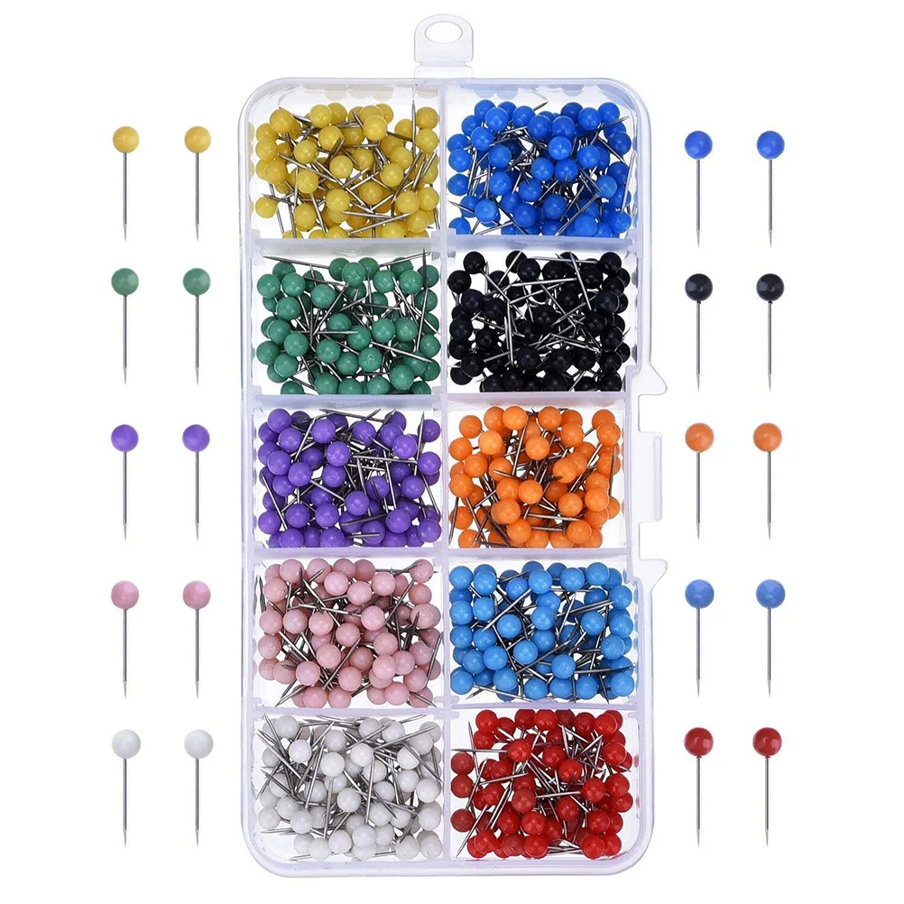 500pcs Head Map Pin Push Pin World Map Map Pin Students Stationery Accessory Office Thumbtack Studs
500pcs Head Map Pin Push Pin World Map Map Pin Students Stationery Accessory Office Thumbtack Studs