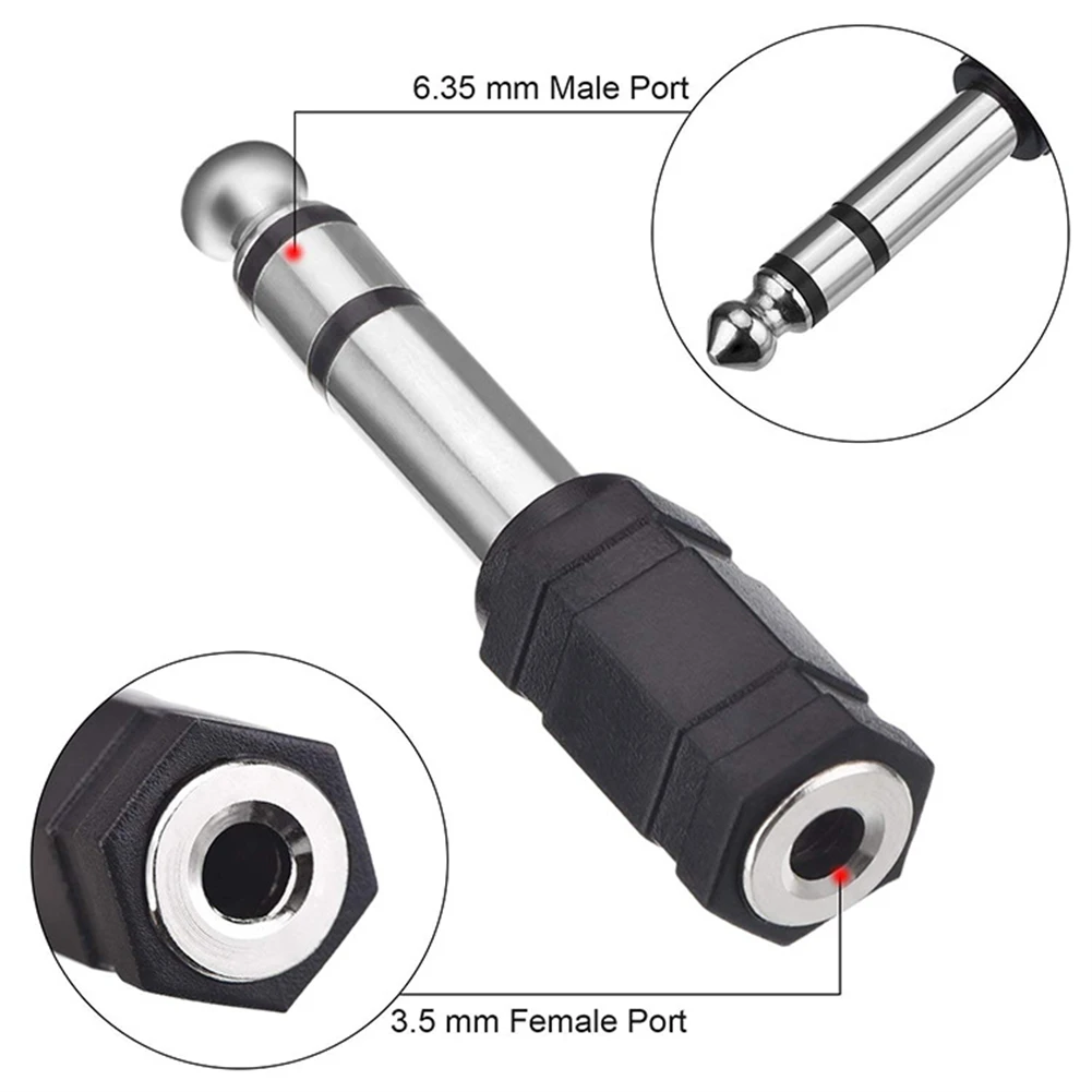 Pro Audio Equipment Audio Adapter Mic Adapter Musical Instruments 3.5mm To 6.35mm Jack Audio Transfer For Pro Audio Applications
Pro Audio Equipment Audio Adapter Mic Adapter Musical Instruments 3.5mm To 6.35mm Jack Audio Transfer For Pro Audio Applications