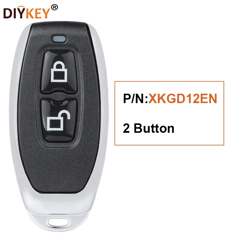 DIYKEY P/N:XKGD12EN 2 Button Xhorse Garage Door Wire Universal Remote Key Fob for VVDI Key Tool VVDI2
DIYKEY P/N:XKGD12EN 2 Button Xhorse Garage Door Wire Universal Remote Key Fob for VVDI Key Tool VVDI2