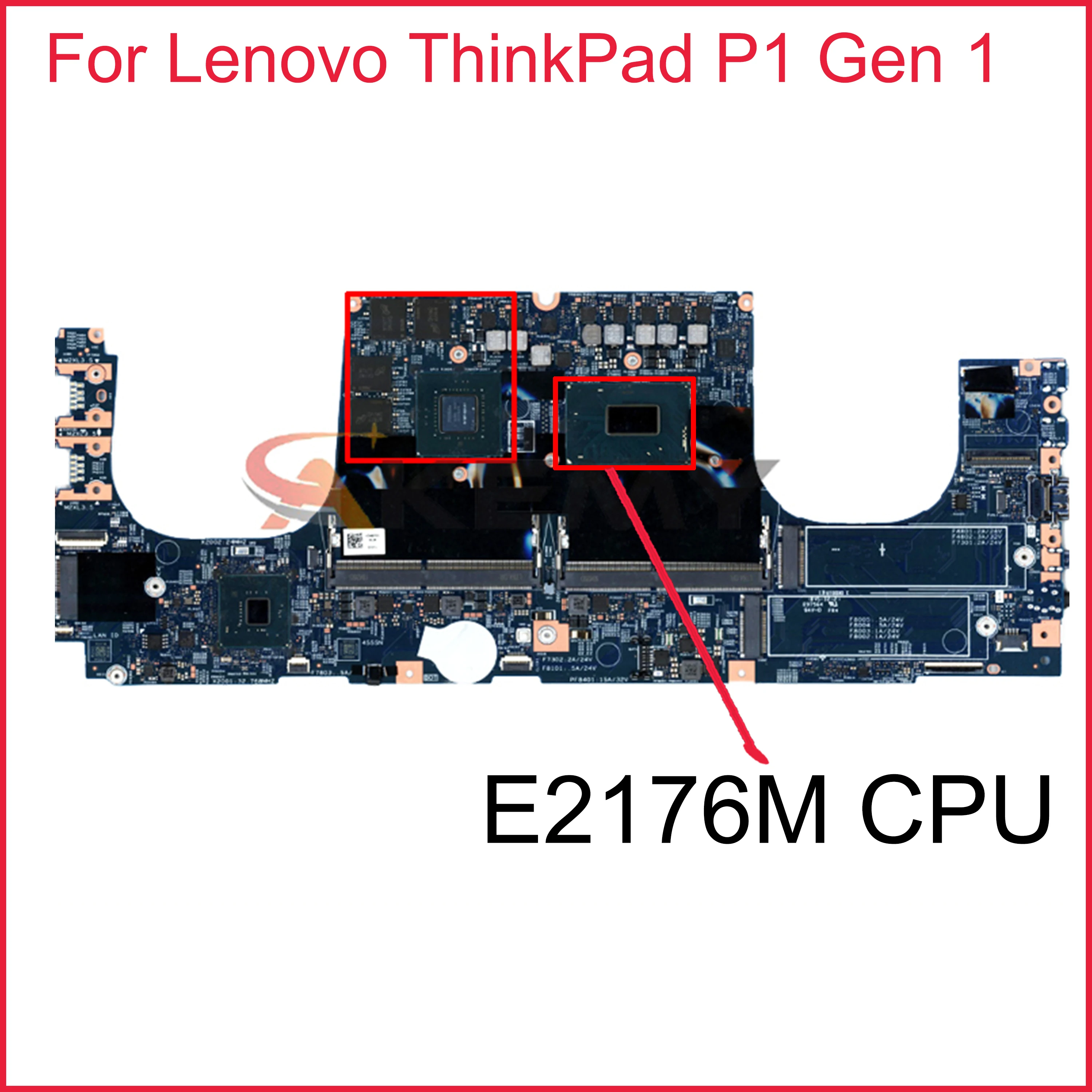 For Lenovo ThinkPad P1 Gen 1 motherboard laptop 17870-1 with CPU E2176M GPU N18P-Q3-A1 FRU 01YU933 DDR4 100% Fully Tested 
For Lenovo ThinkPad P1 Gen 1 motherboard laptop 17870-1 with CPU E2176M GPU N18P-Q3-A1 FRU 01YU933 DDR4 100% Fully Tested