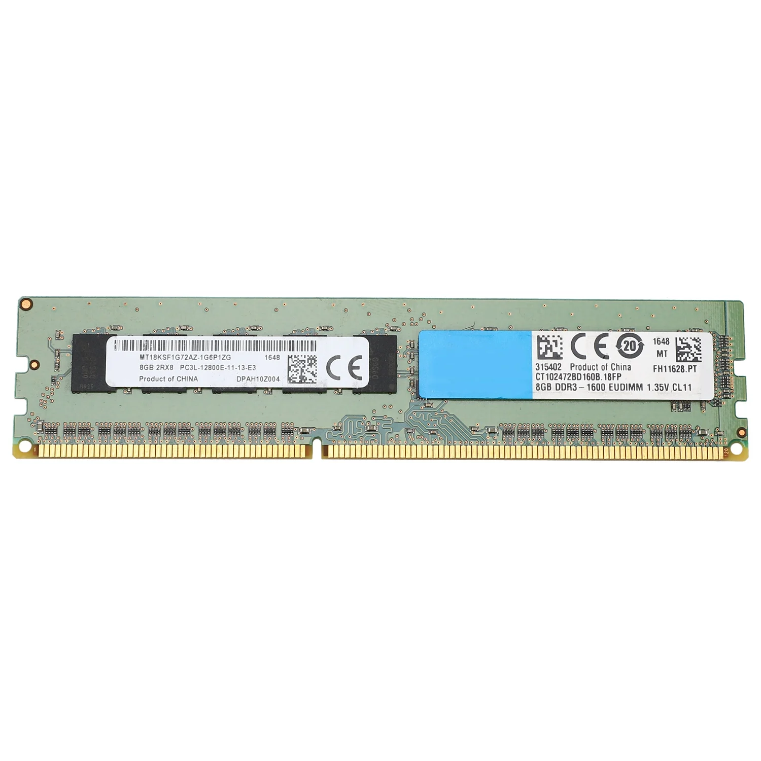 Оперативная память 2RX8 8 ГБ, 1,35 в, DDR3, 1600 МГц, 240 контактов, ECC, Небуферизованная оперативная память для серверной рабочей станции
Оперативная память 2RX8 8 ГБ, 1,35 в, DDR3, 1600 МГц, 240 контактов, ECC, Небуферизованная оперативная память для серверной рабочей станции