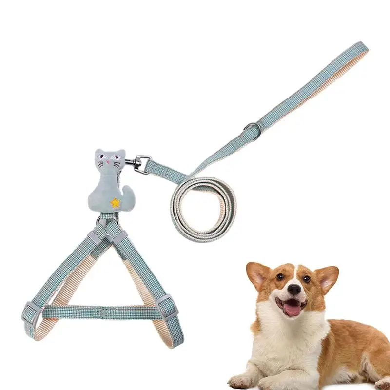 Dog Harness No Pull Pet Supplies Small Dog Harness And Leash Set Cartoon Cute Adjustable Breathable Heavy-Duty Dog Harness
Dog Harness No Pull Pet Supplies Small Dog Harness And Leash Set Cartoon Cute Adjustable Breathable Heavy-Duty Dog Harness