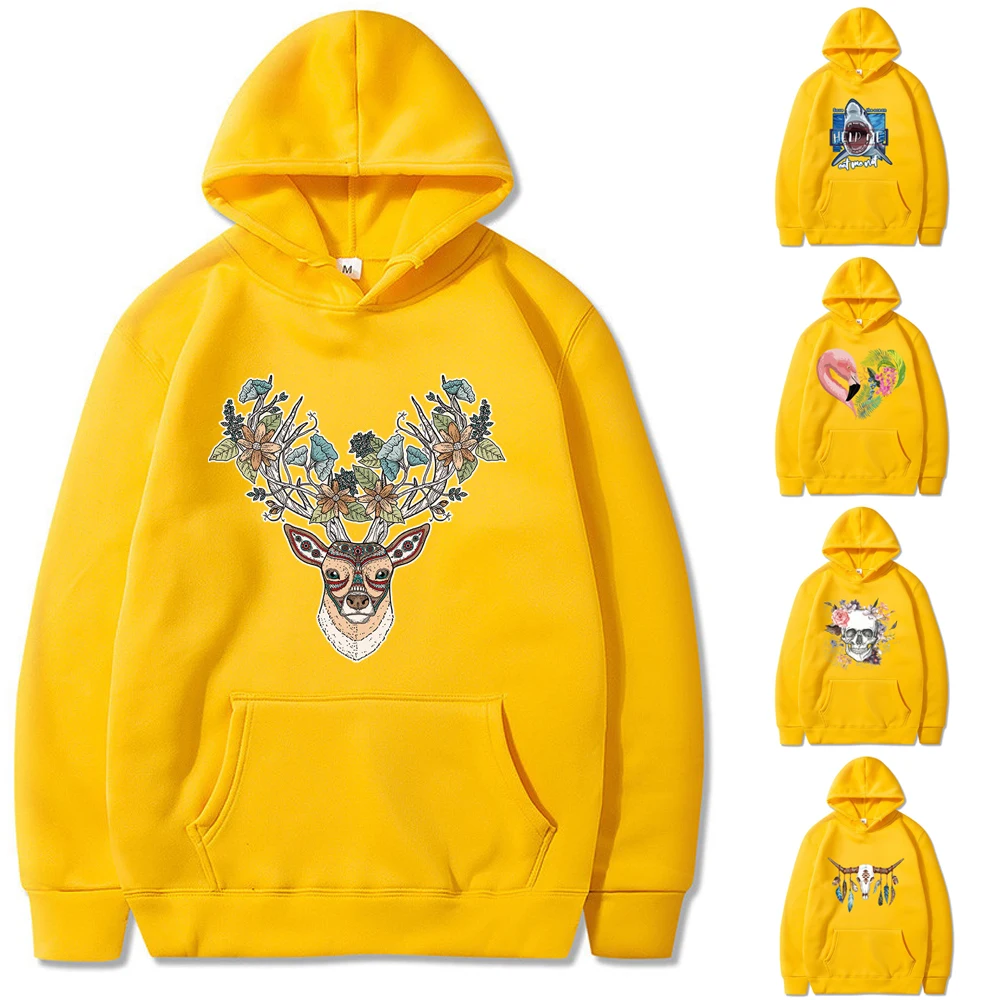Hoodies Men/Women Pullover Sweatshirts Casual Loose Pocket Clothes Streetwear Fashion Couples Long Sleeve Tops Printed Clothing
Hoodies Men/Women Pullover Sweatshirts Casual Loose Pocket Clothes Streetwear Fashion Couples Long Sleeve Tops Printed Clothing