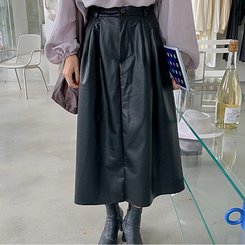 Юбка трапециевидная женская из экокожи, модная универсальная облегающая повседневная юбка в стиле ретро, с поясом на резинке, на пуговицах, ...
Юбка трапециевидная женская из экокожи, модная универсальная облегающая повседневная юбка в стиле ретро, с поясом на резинке, на пуговицах, ...