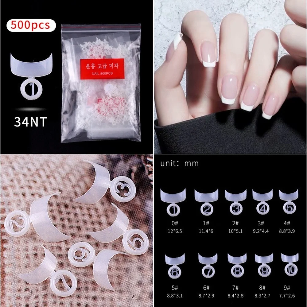 500PCS Manicure Nail Piece Nail Slider Crescent Edge Nail Piece Plum Nail Piece Fake Nail Nail Tips Nails Set Press On
500PCS Manicure Nail Piece Nail Slider Crescent Edge Nail Piece Plum Nail Piece Fake Nail Nail Tips Nails Set Press On