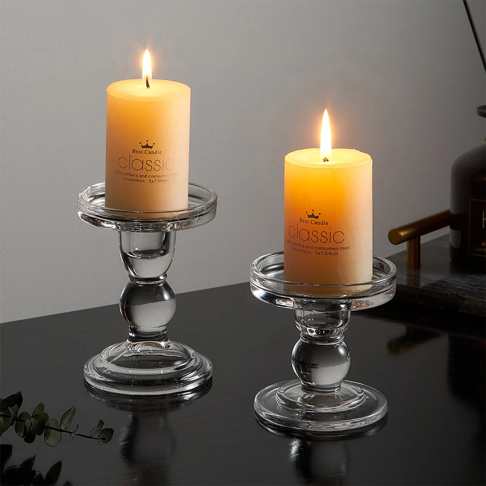 Glass Candle Holders Wedding Decoration Table Centerpieces Home Decor Accessories For Living Room Modern Crystal Candlesticks 
Glass Candle Holders Wedding Decoration Table Centerpieces Home Decor Accessories For Living Room Modern Crystal Candlesticks