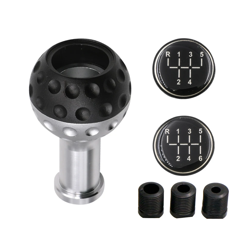 6/5 Speed Gear Shift Knob 85mm Aluminum Gear Shift Knob Interior Parts Manual Trans Gear Shift Car Interior Parts
6/5 Speed Gear Shift Knob 85mm Aluminum Gear Shift Knob Interior Parts Manual Trans Gear Shift Car Interior Parts