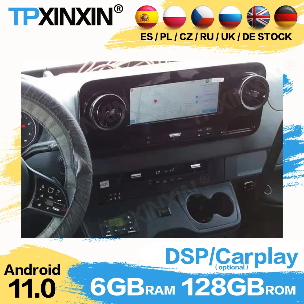 

10.25 Inch 2 Din Car Radio Stereo Receiver Android For Benz Spinway Sprinter 2016 2017 2018 2019 2020 GPS Player Video Head Unit